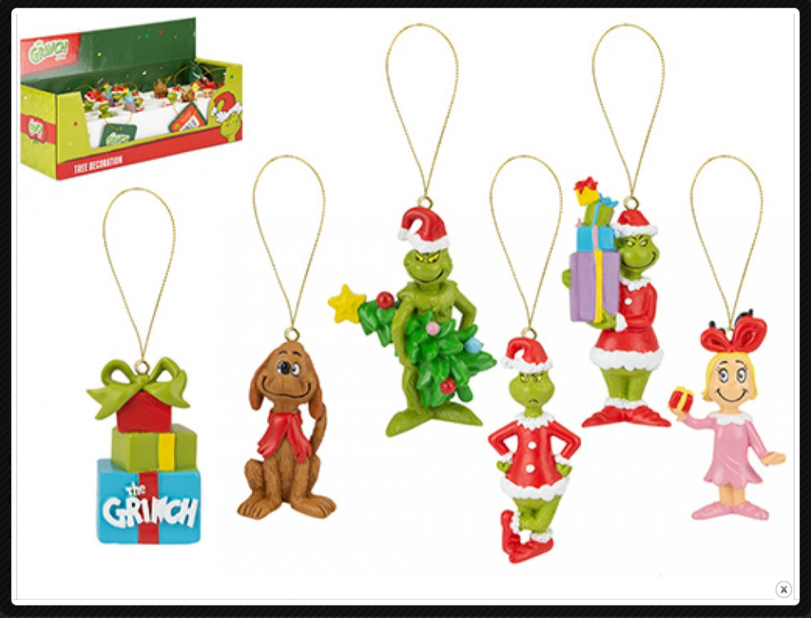 GRINCH TREE DECORATIONS