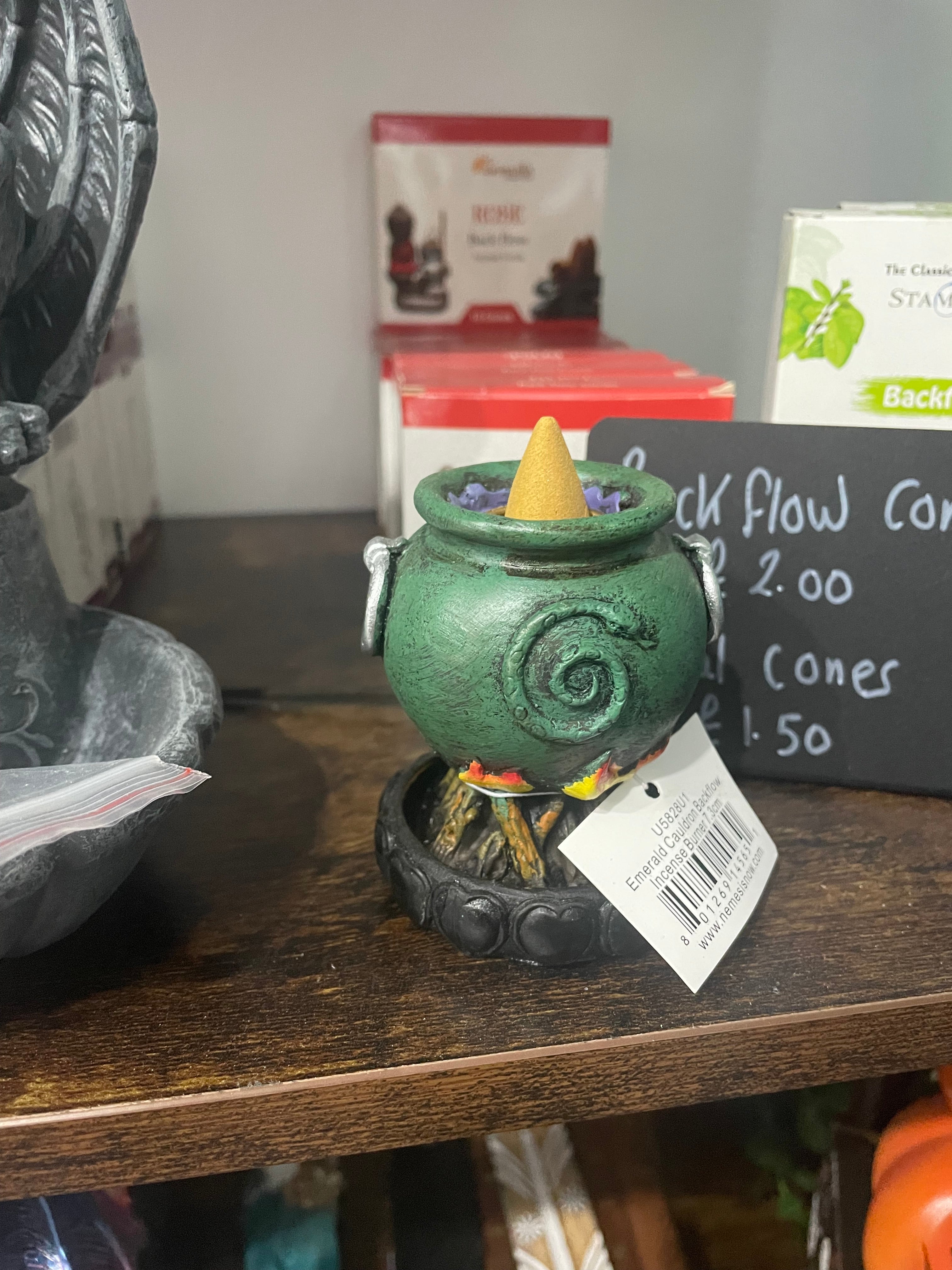 Cauldron Backflow Burner