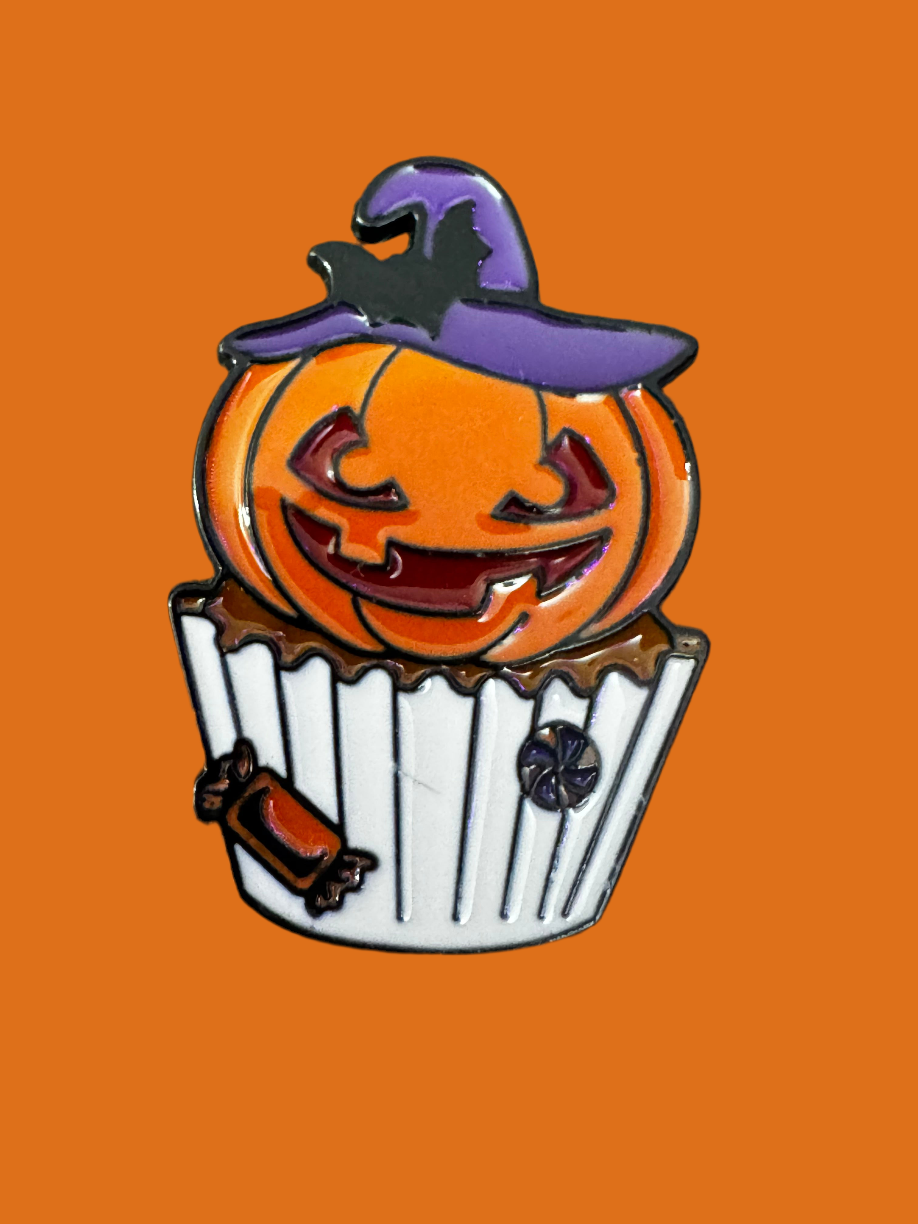 Pin Badge Pumpkin Cake