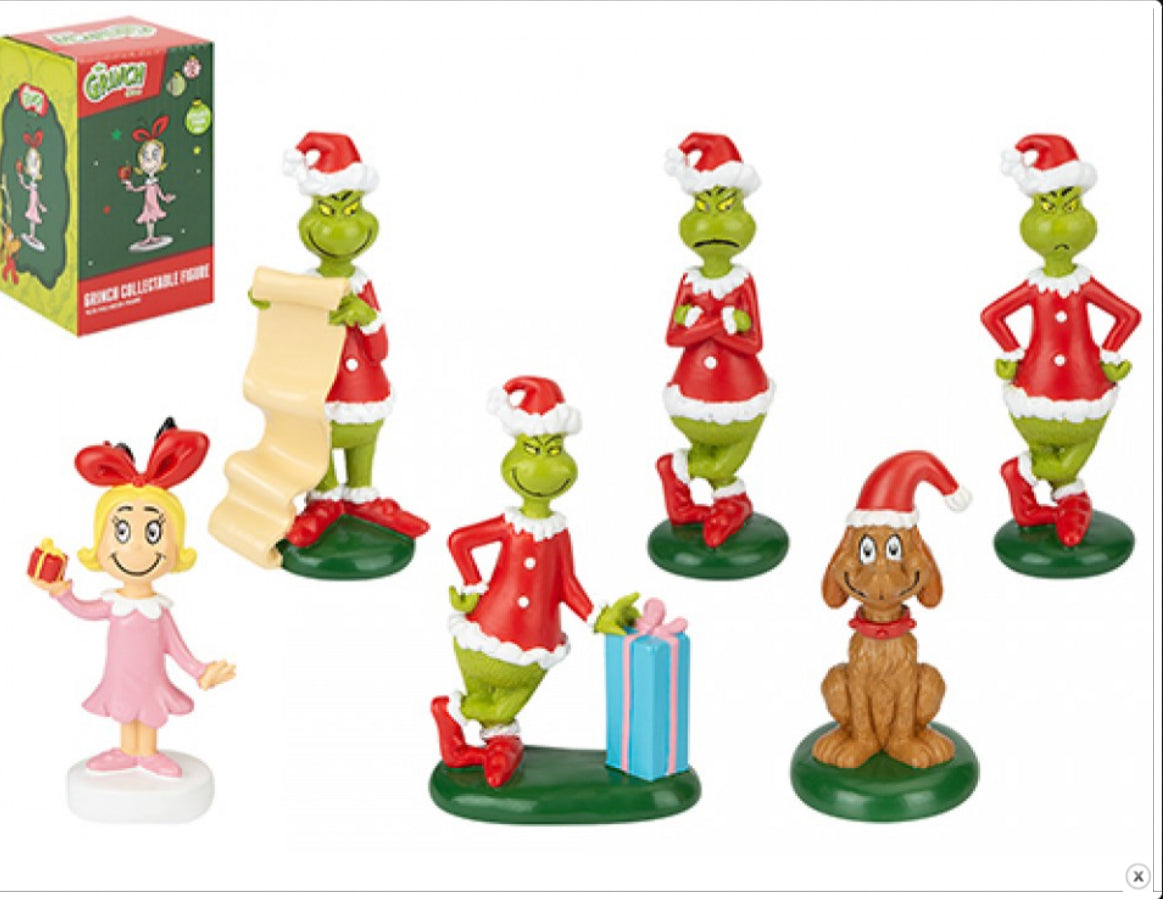 GRINCH COLLECTABLE FIGURES 8CM