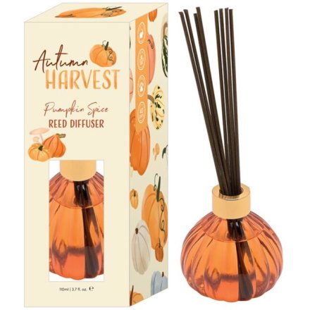 Autumn Harvest Shaped Pumpkin Spice Reed Diffuser