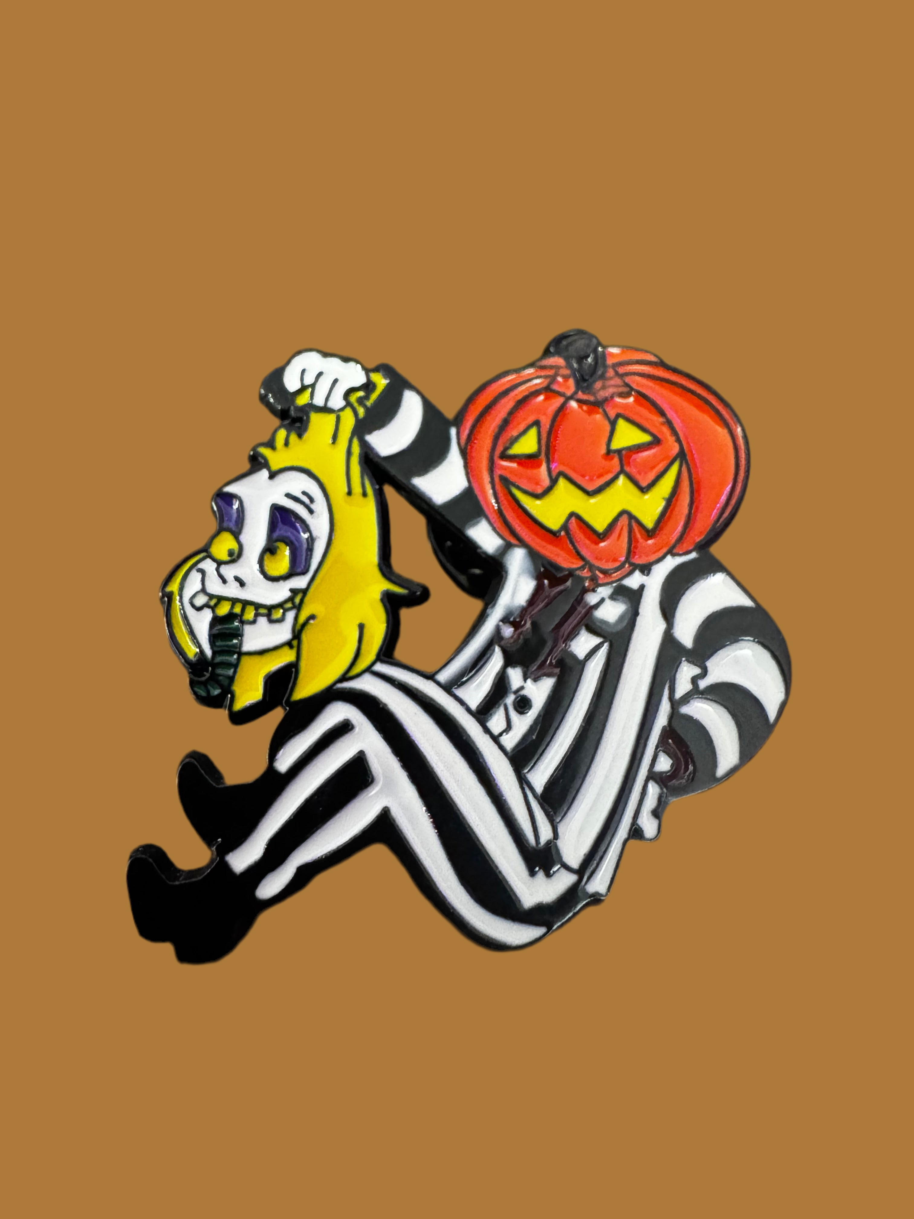 Pin Badge Pumpkin Man