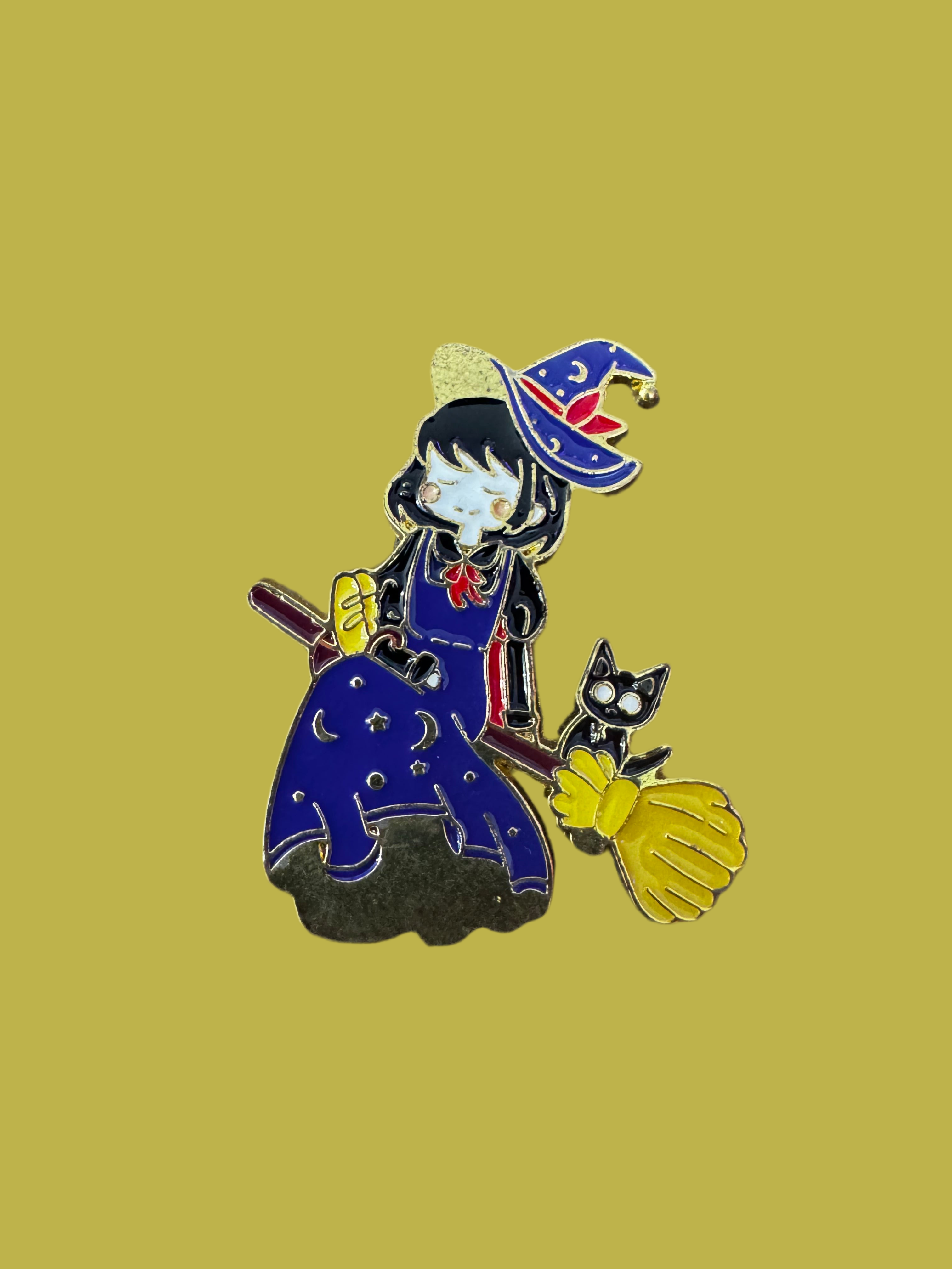 Pin Badge Witch
