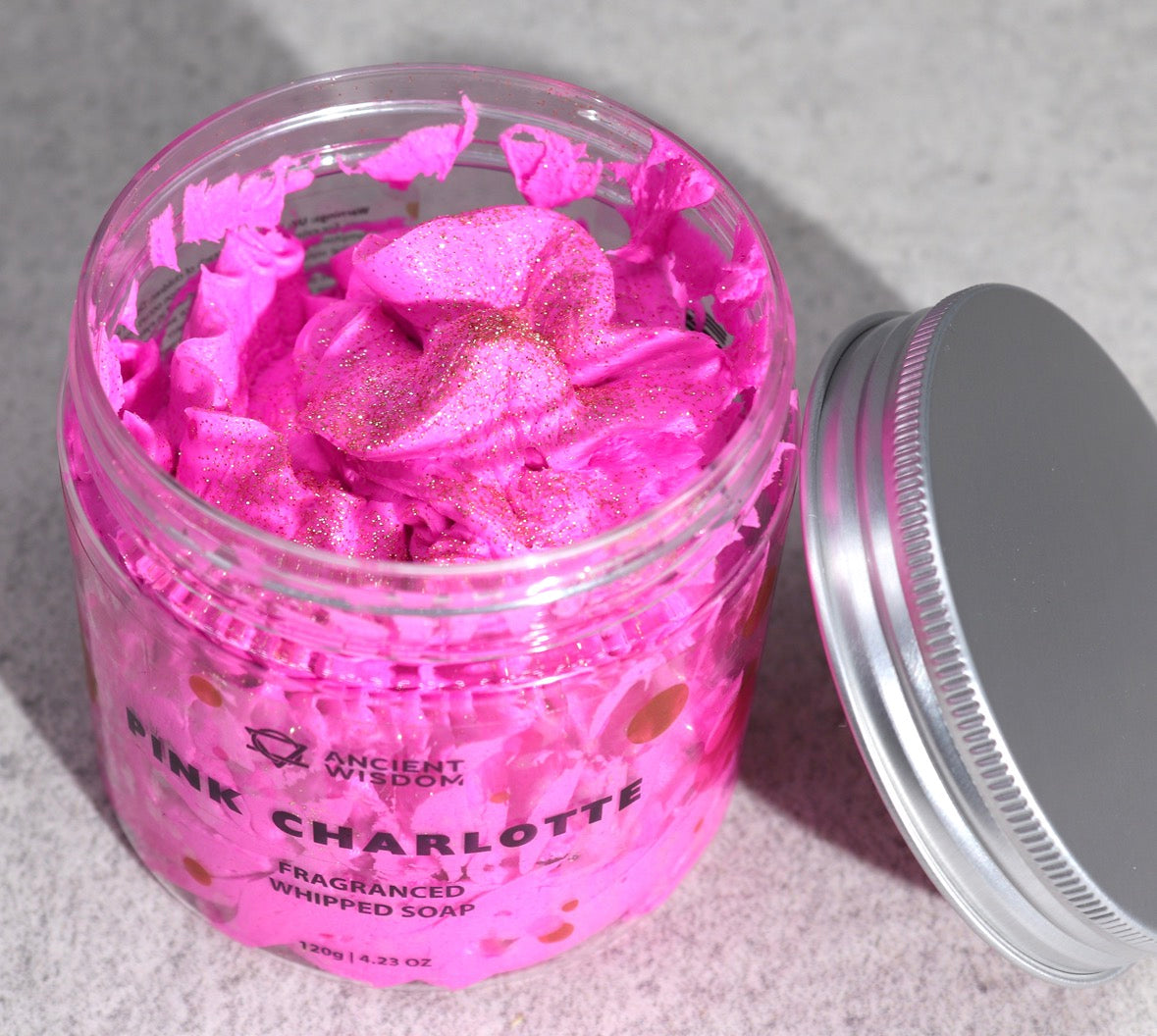 Pink Charlotte Whipped Soap 120g