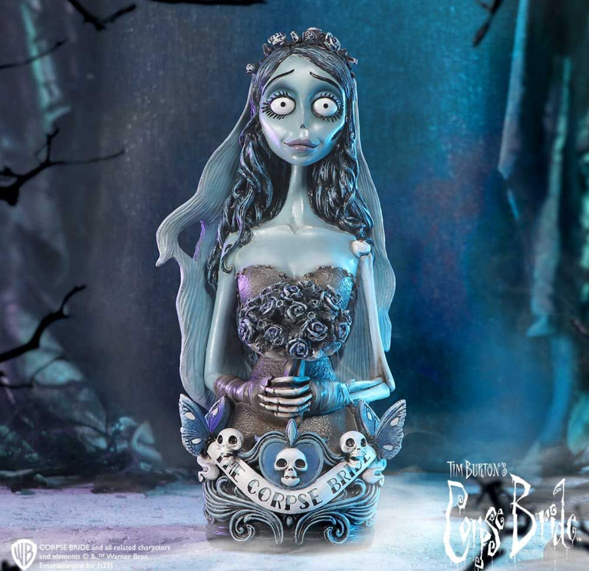 Officially Licensed Corpse Bride Emily Bust 29.3cm
