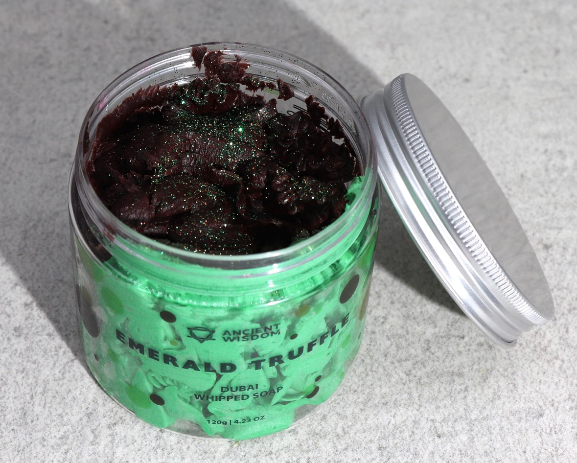 Dubai Whipped Soap - Emerald Truffle 120g