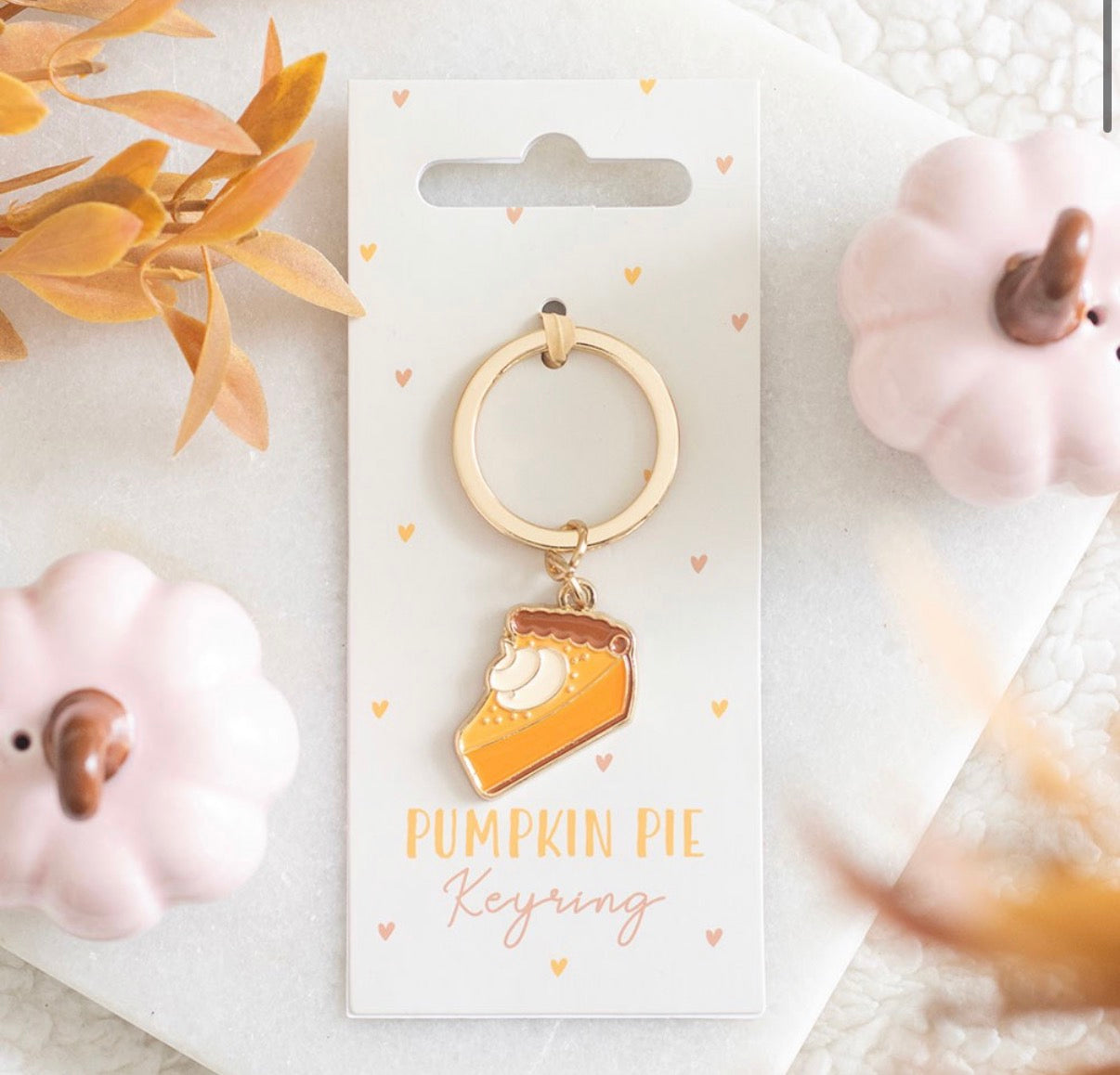 PUMPKIN PIE KEYRING