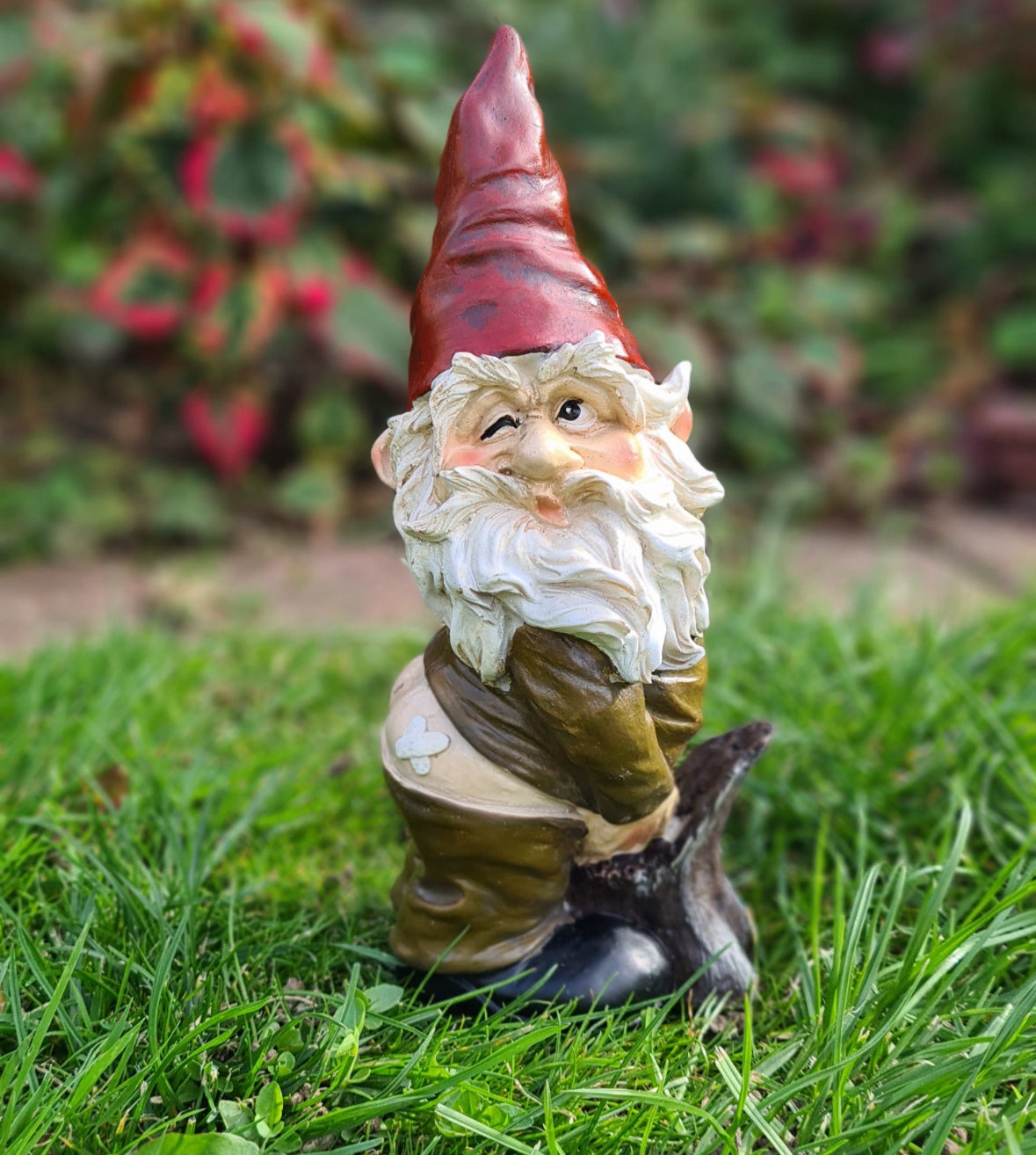 GNOME - HAVING A PIDDLE H18.4CM
