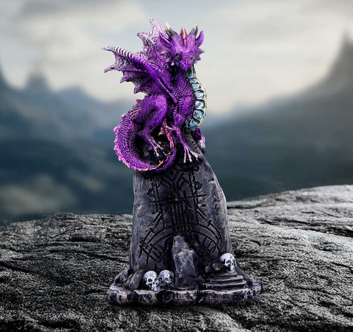 Amethyst Rune Protector 12cm - PRE ORDER