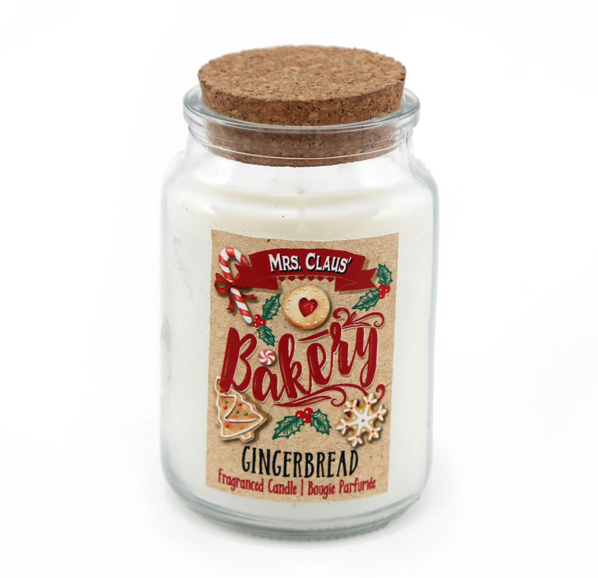 10CM GINGERBREAD BAKERY JAR CANDLE