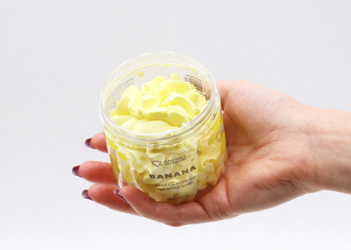 Banana Whipped Soap 120g