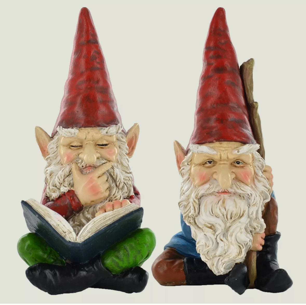 GNOME - SET OF TWO SITTING H15CM