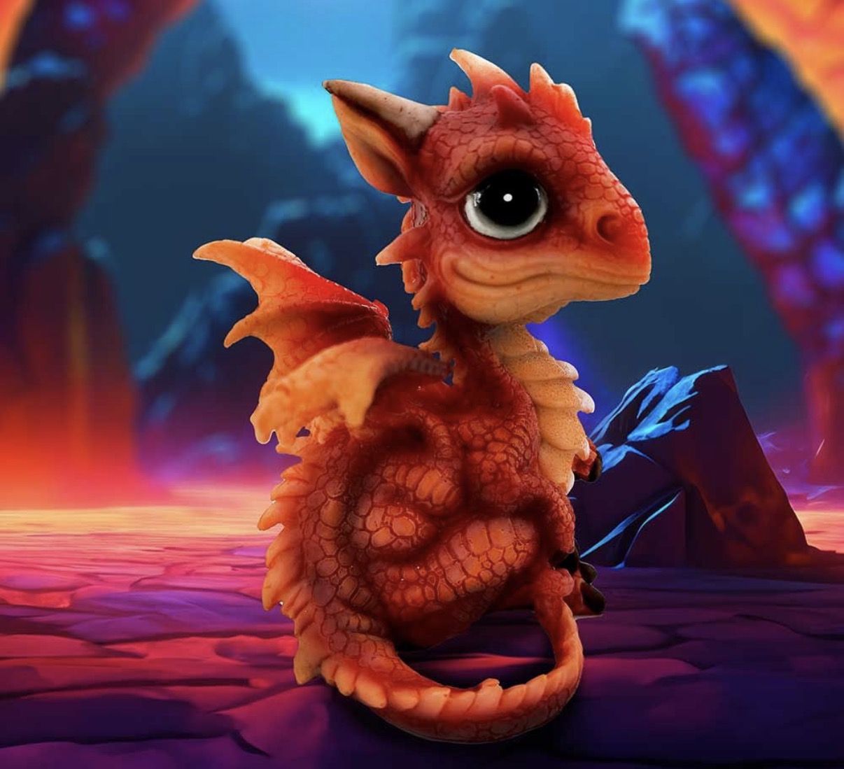 Fire Dragonling 12cm