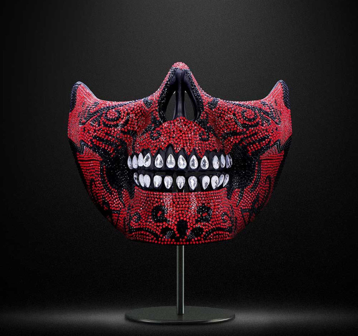 Jewelled Masquerade (Red) 17.5cm
