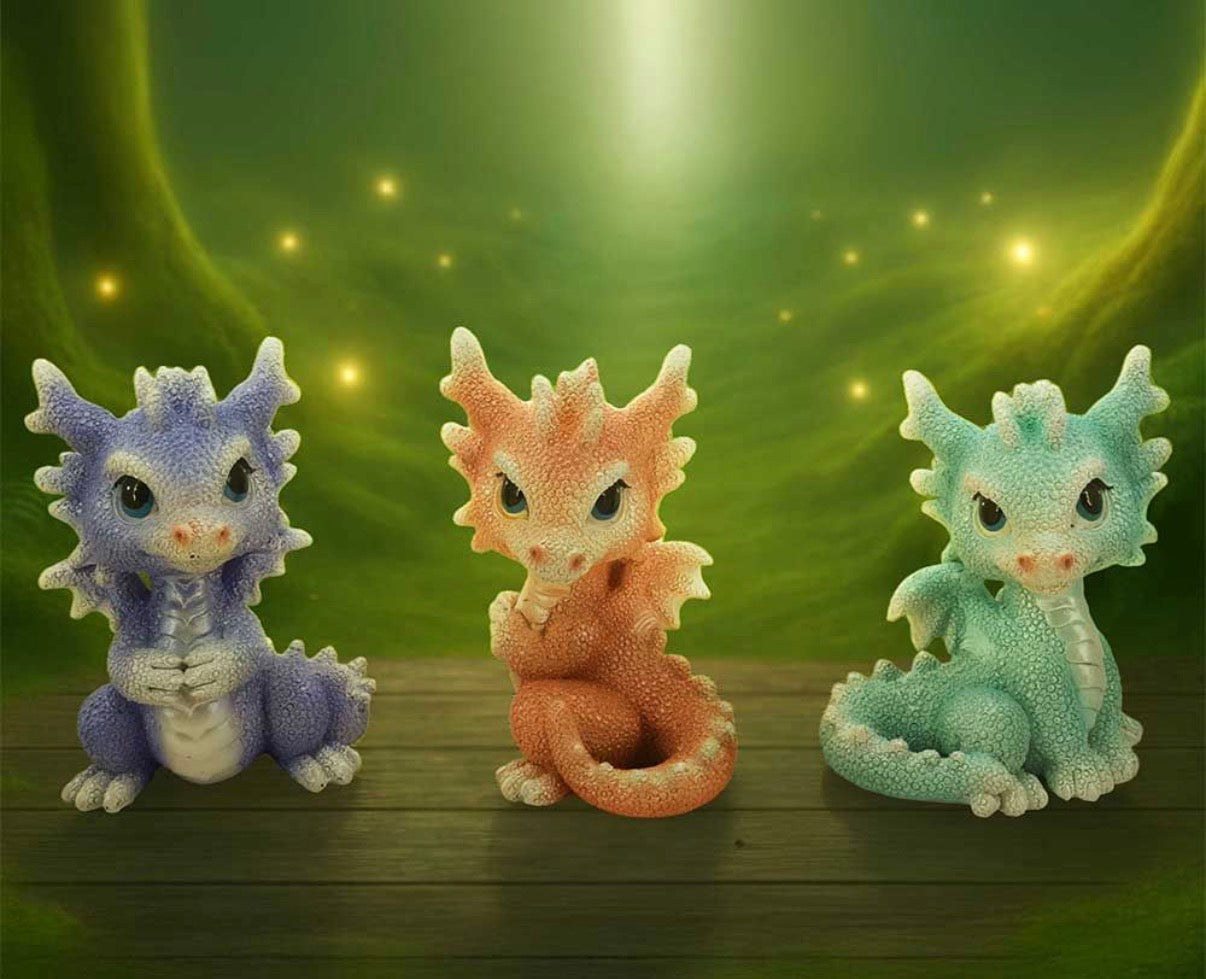 Coralscale Hatchling Trio (set of 3) 8.7cm