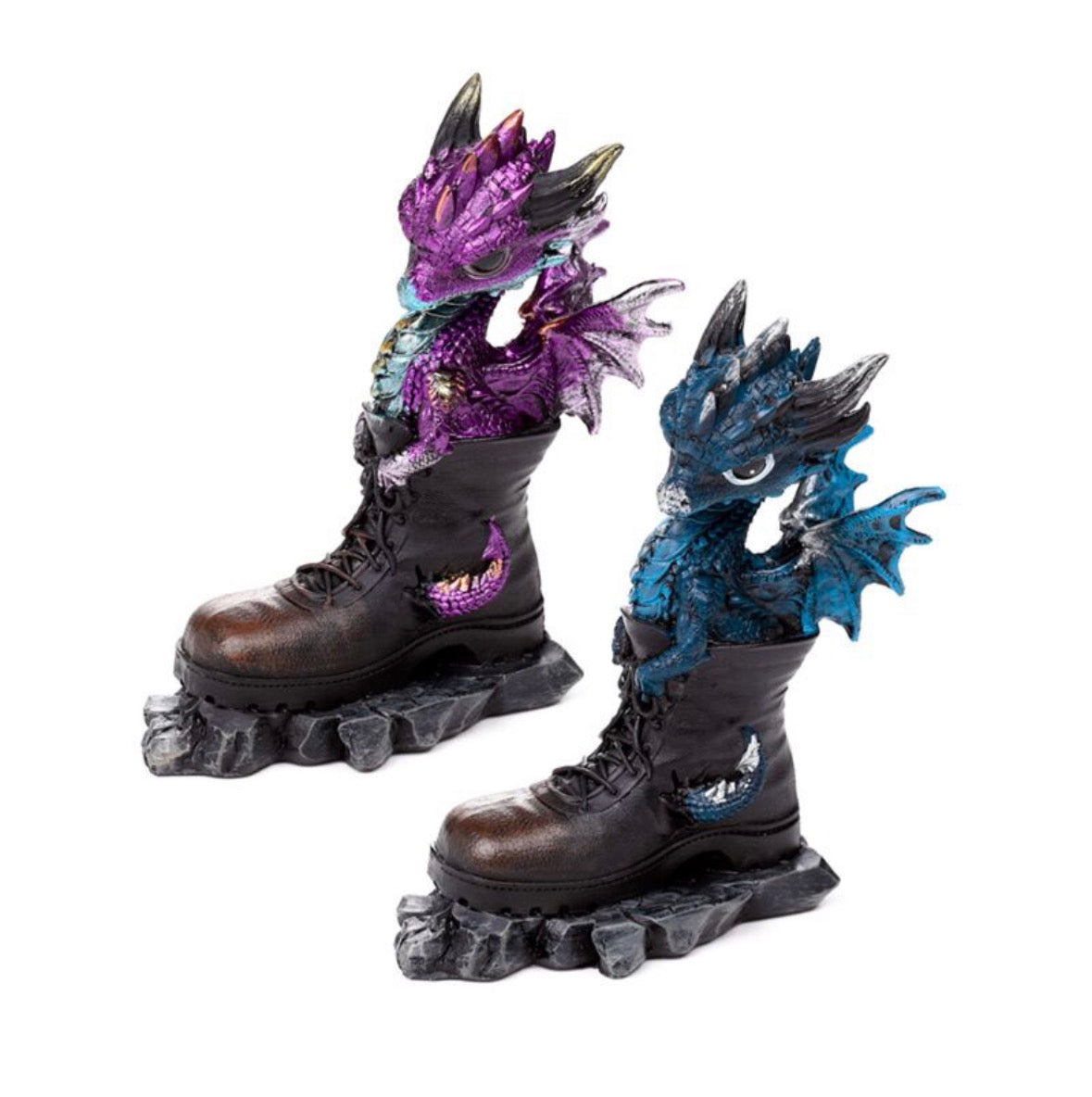 Elements Cute Baby Dragon in Old Boot