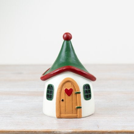 RESIN ELF HOUSE 13CM