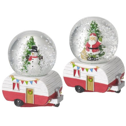 CHRISTMAS CARAVAN SNOW GLOBE