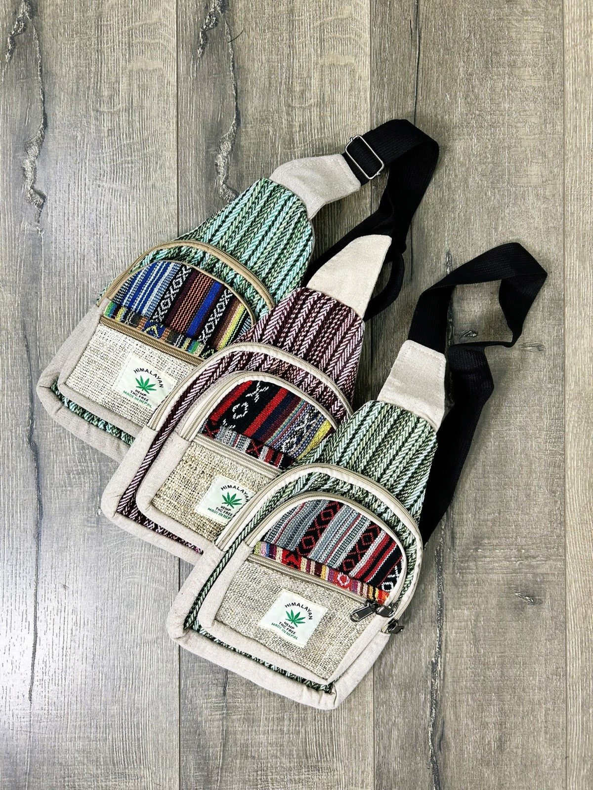 Patchwork Single Strap Backpack