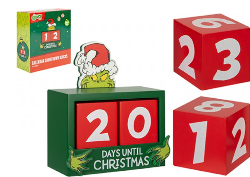 GRINCH MDF COUNTDOWN BLOCKS
