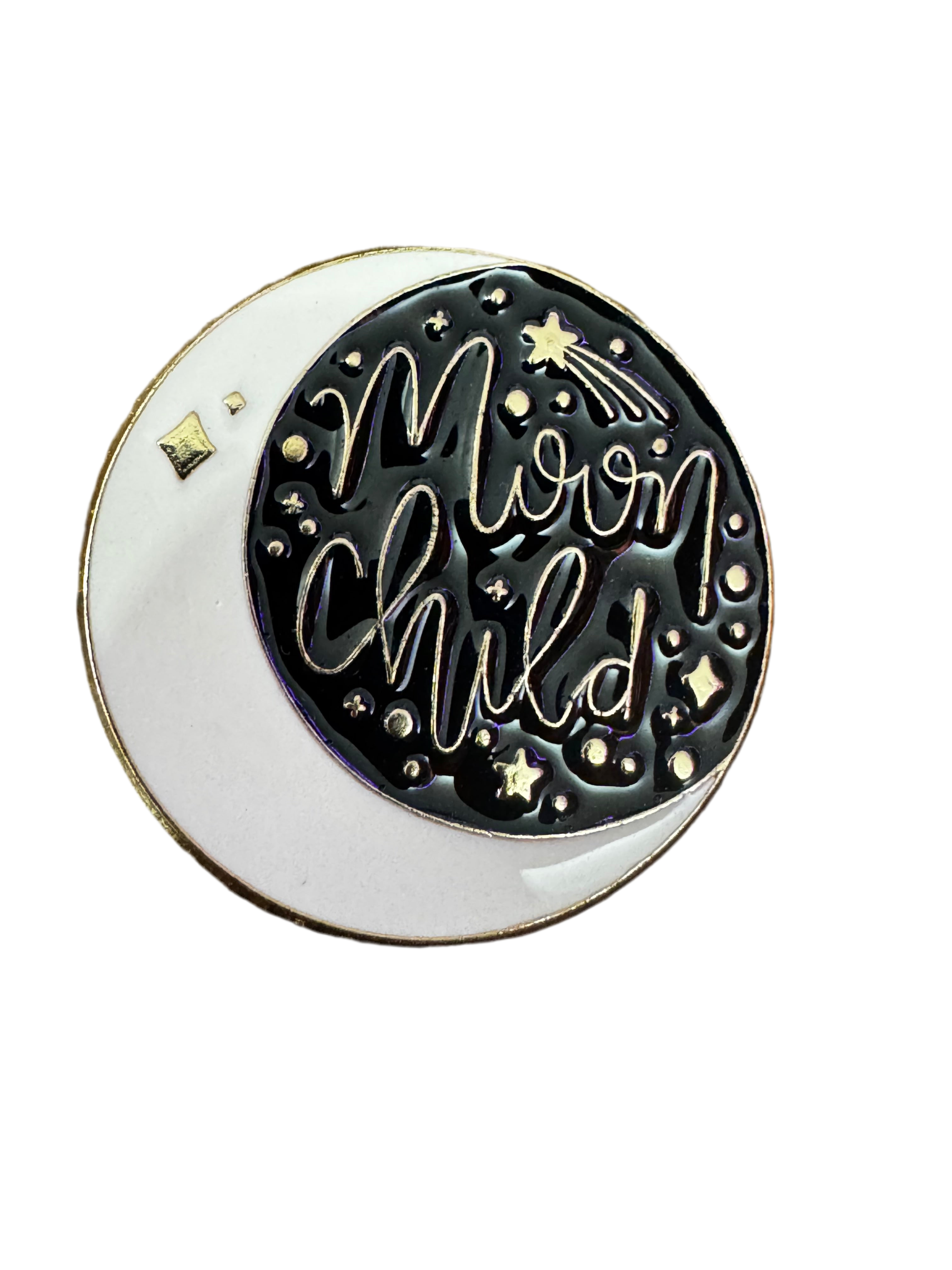 Pin Badge Moon Child