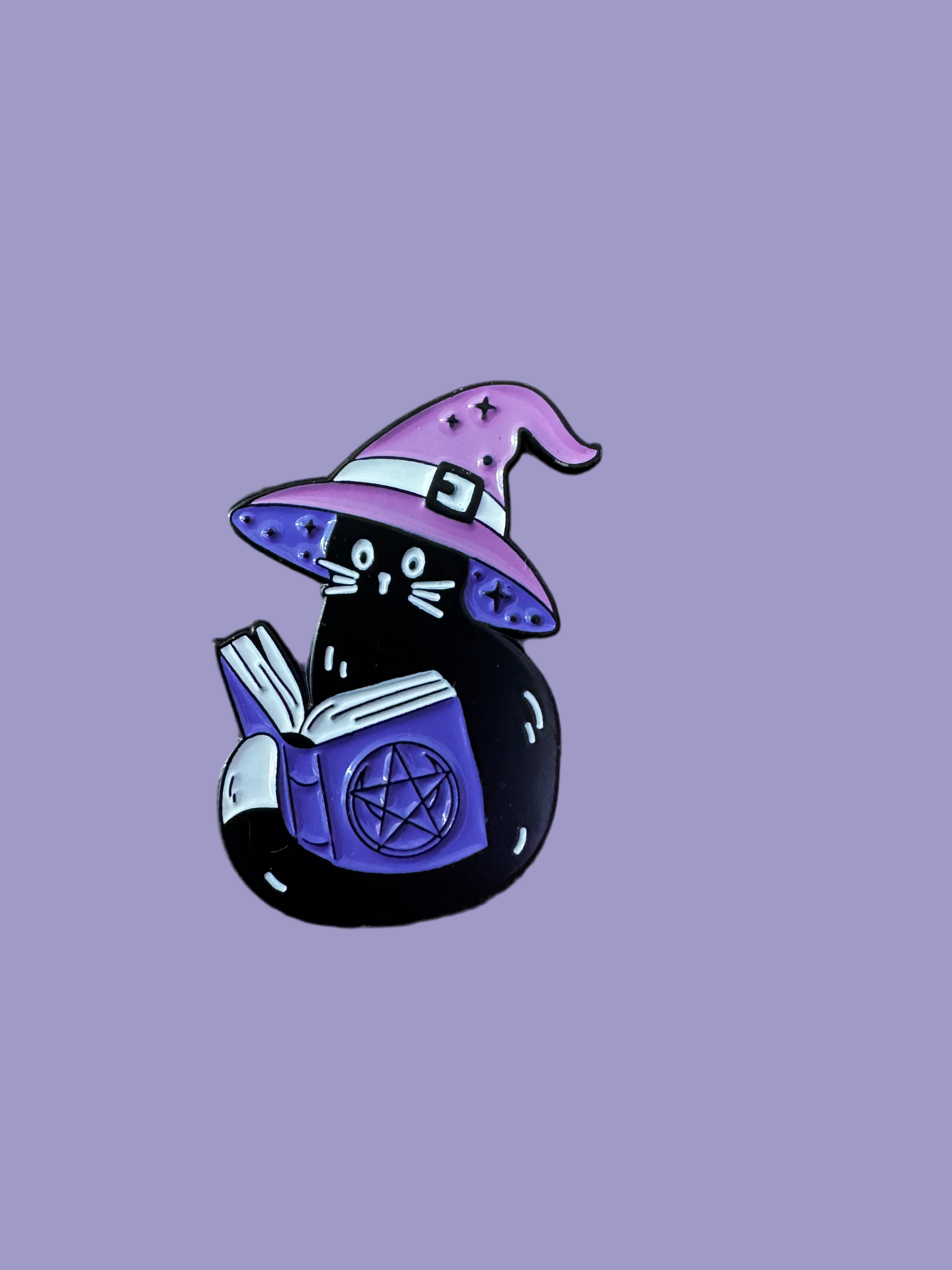 Pin Badge Cat Witch