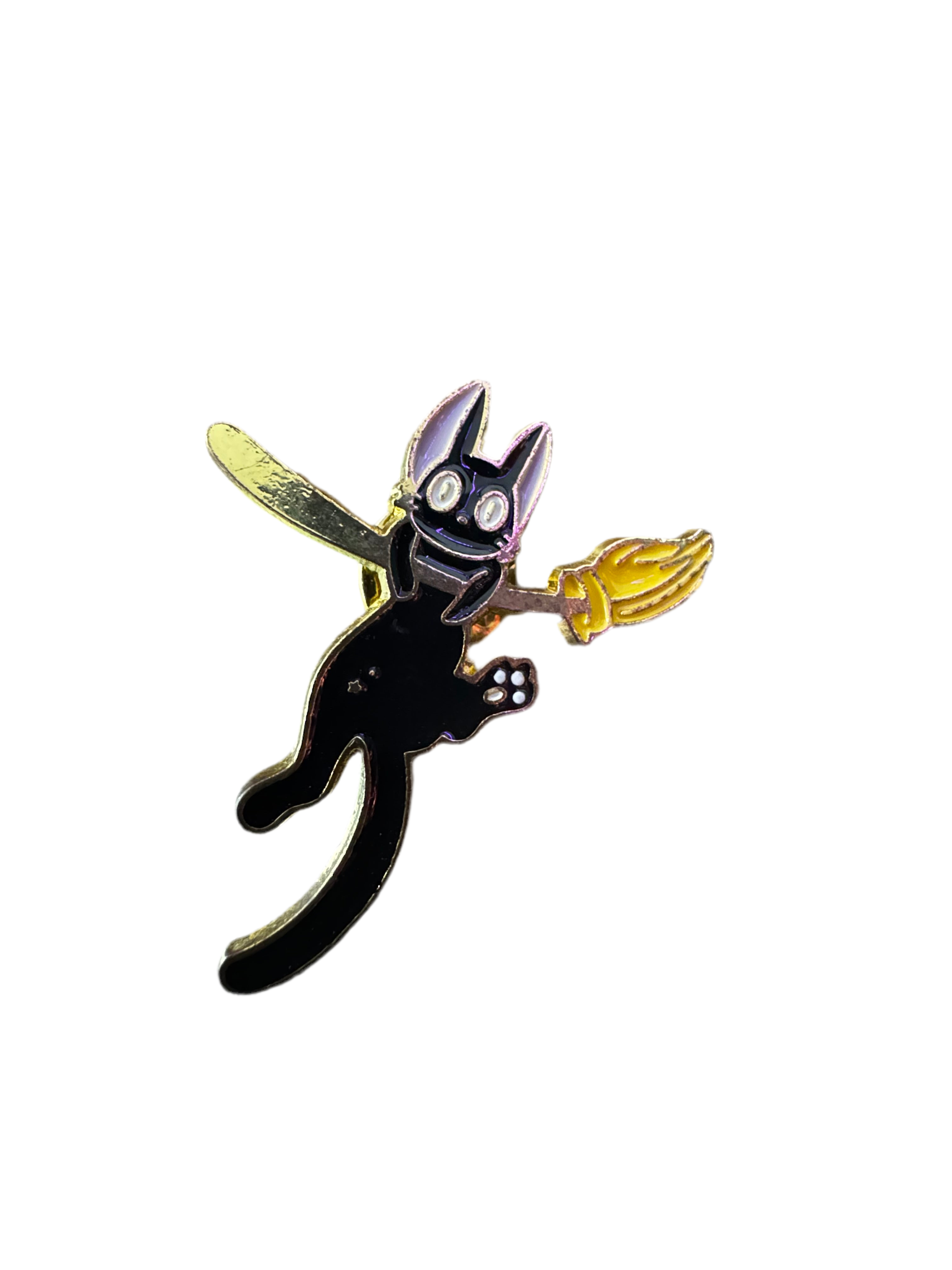 Pin Badge Hanging Cat