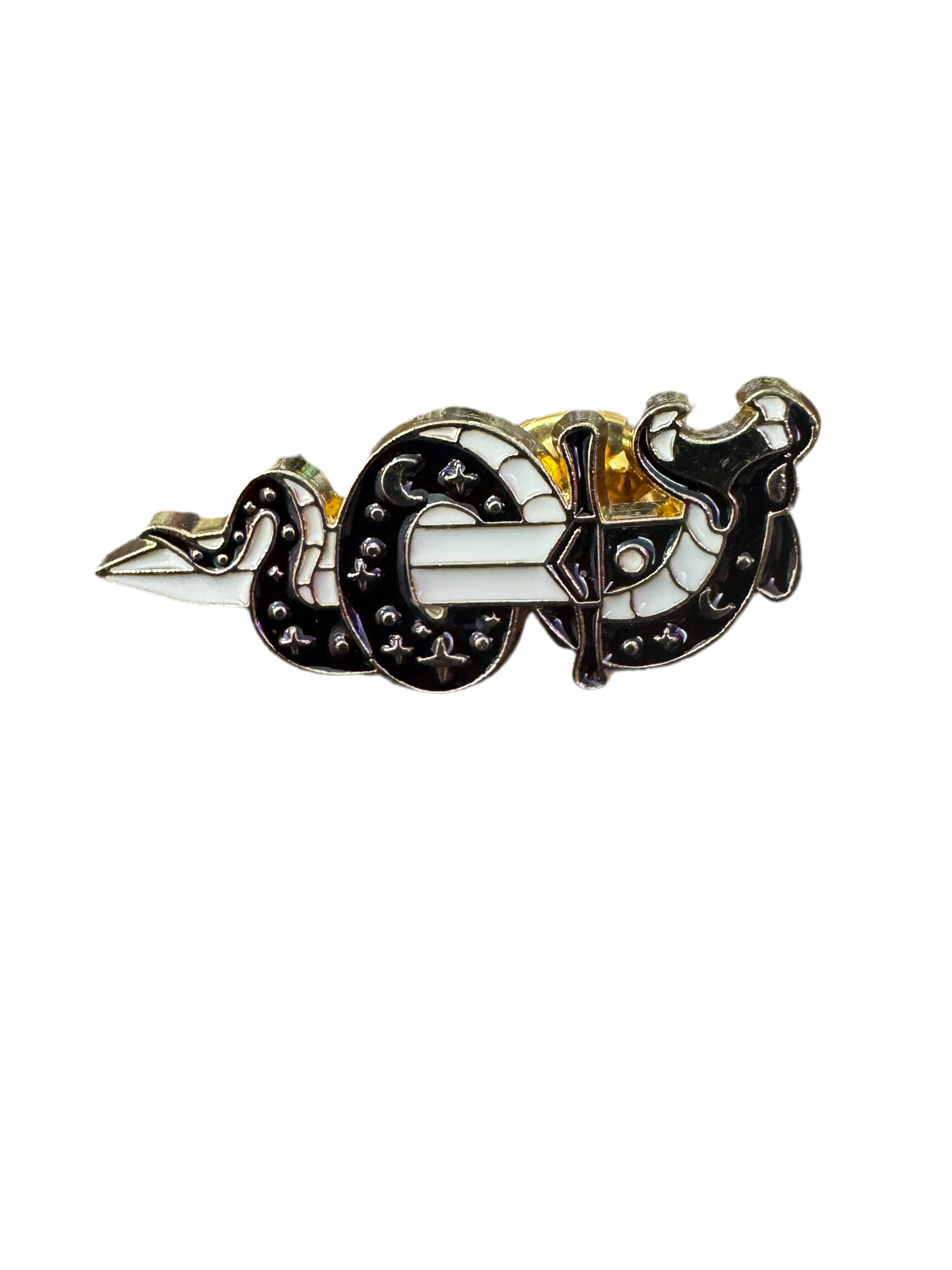 Pin Badge Snake&Sword