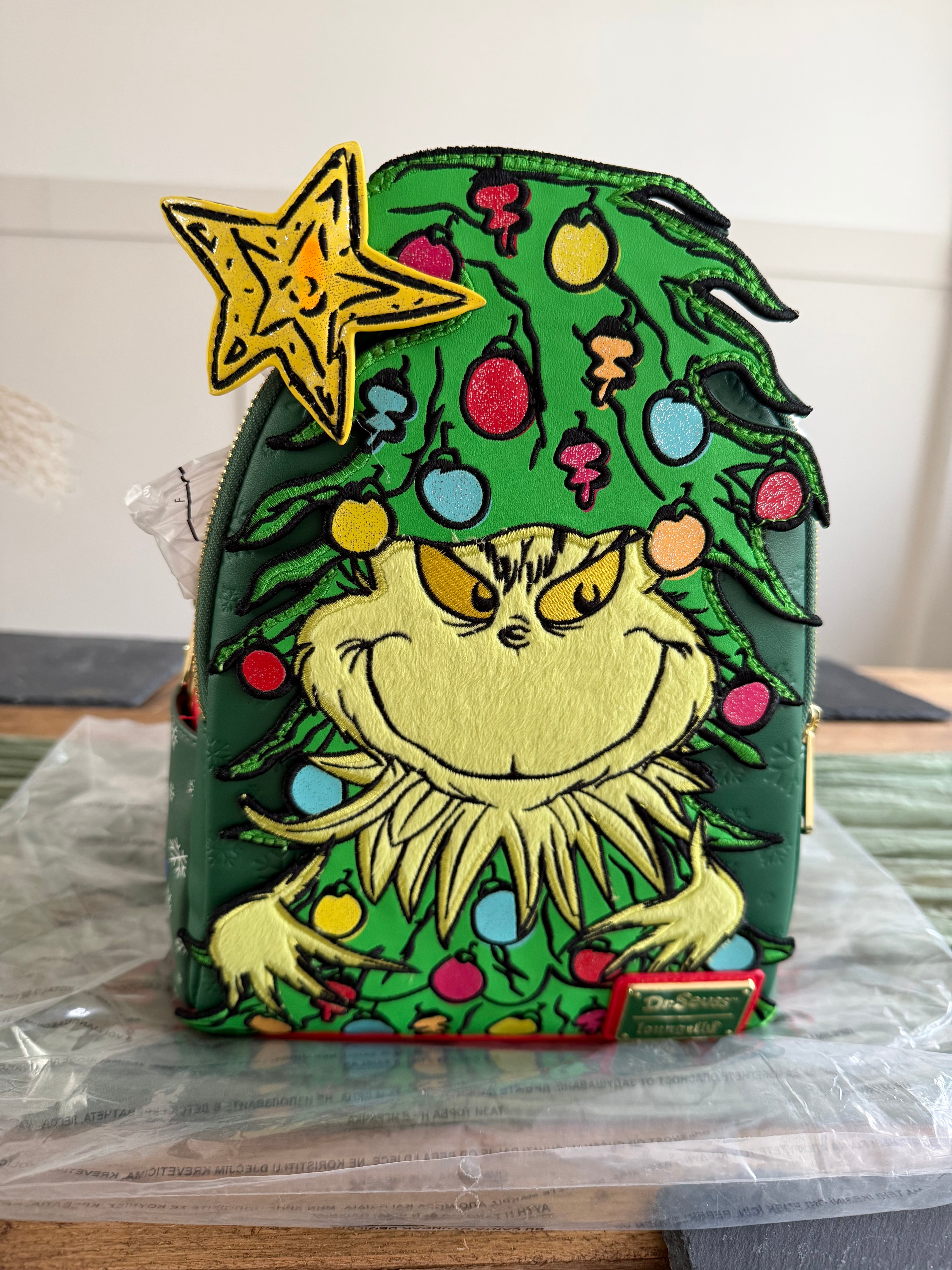 Loungefly - Dr.Suess Grinch Holiday Mini Backpack