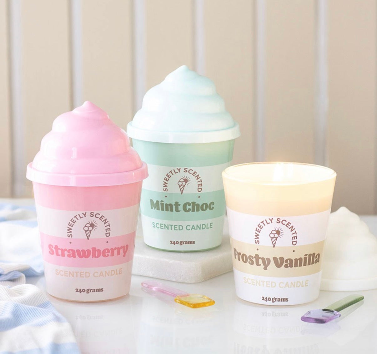 ICE CREAM SCENTED CANDLE