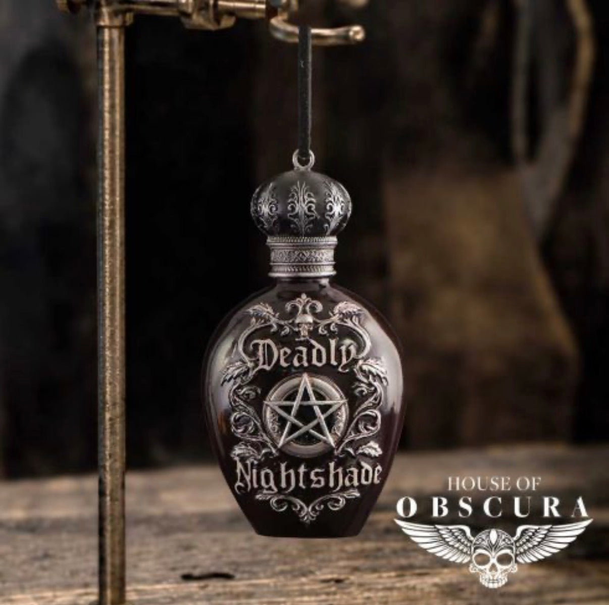 Deadly Nightshade Bottle Hanging Ornament 9.9cm - pre order