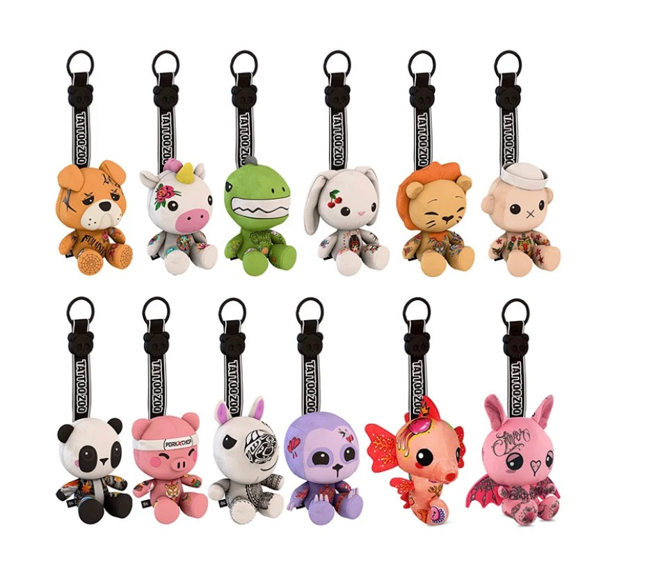 Tattoo Zoo Plush Keychain - PRE ORDER