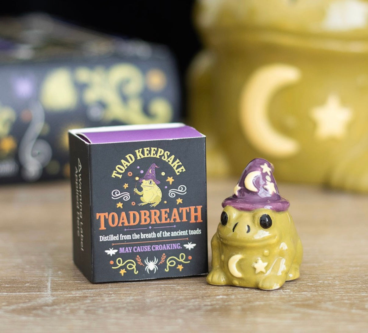 MAGIC TOAD KEEPSAKES IN DISPLAY