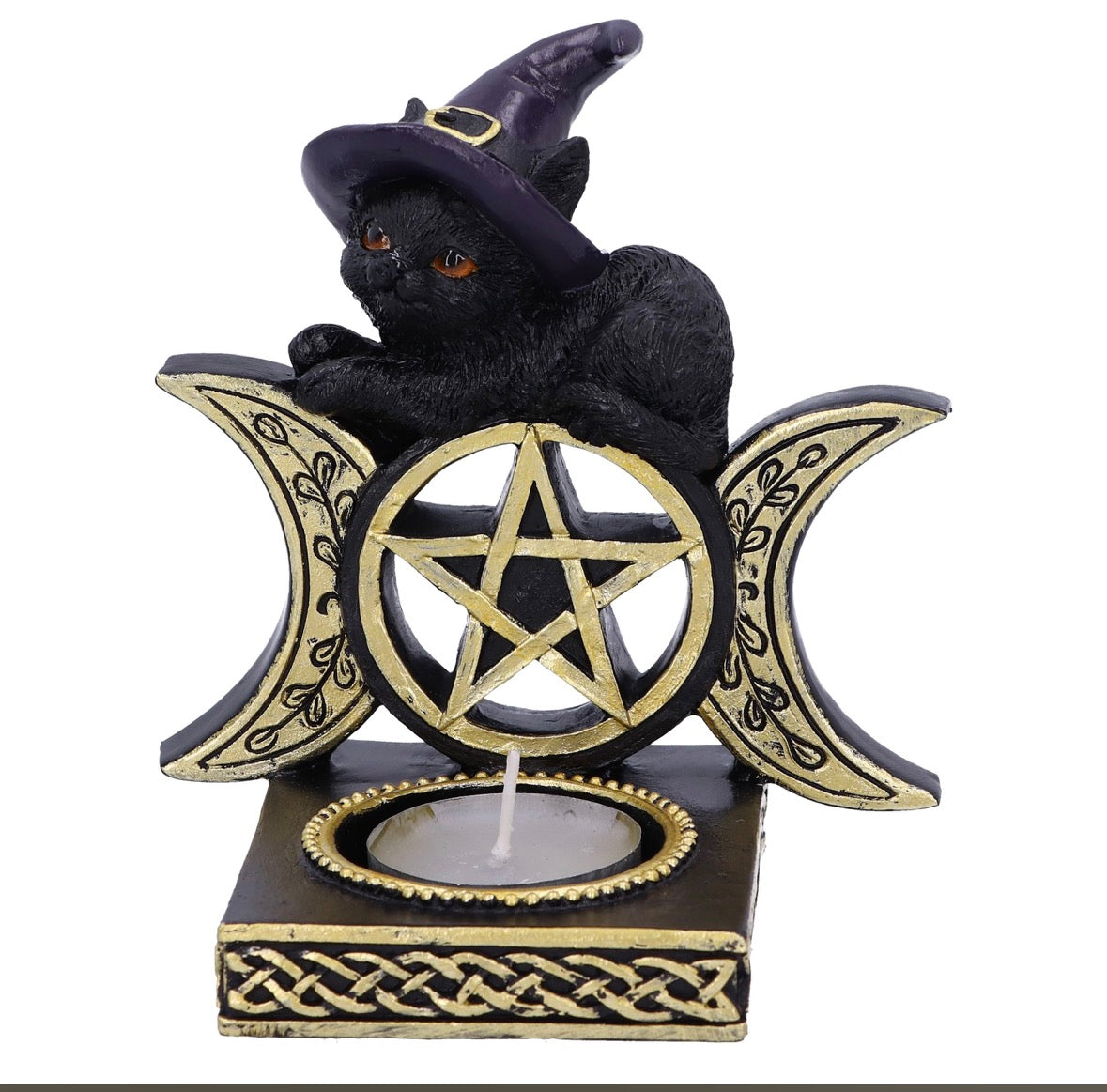 Black Magic Tea Light Holder 11.2cm
