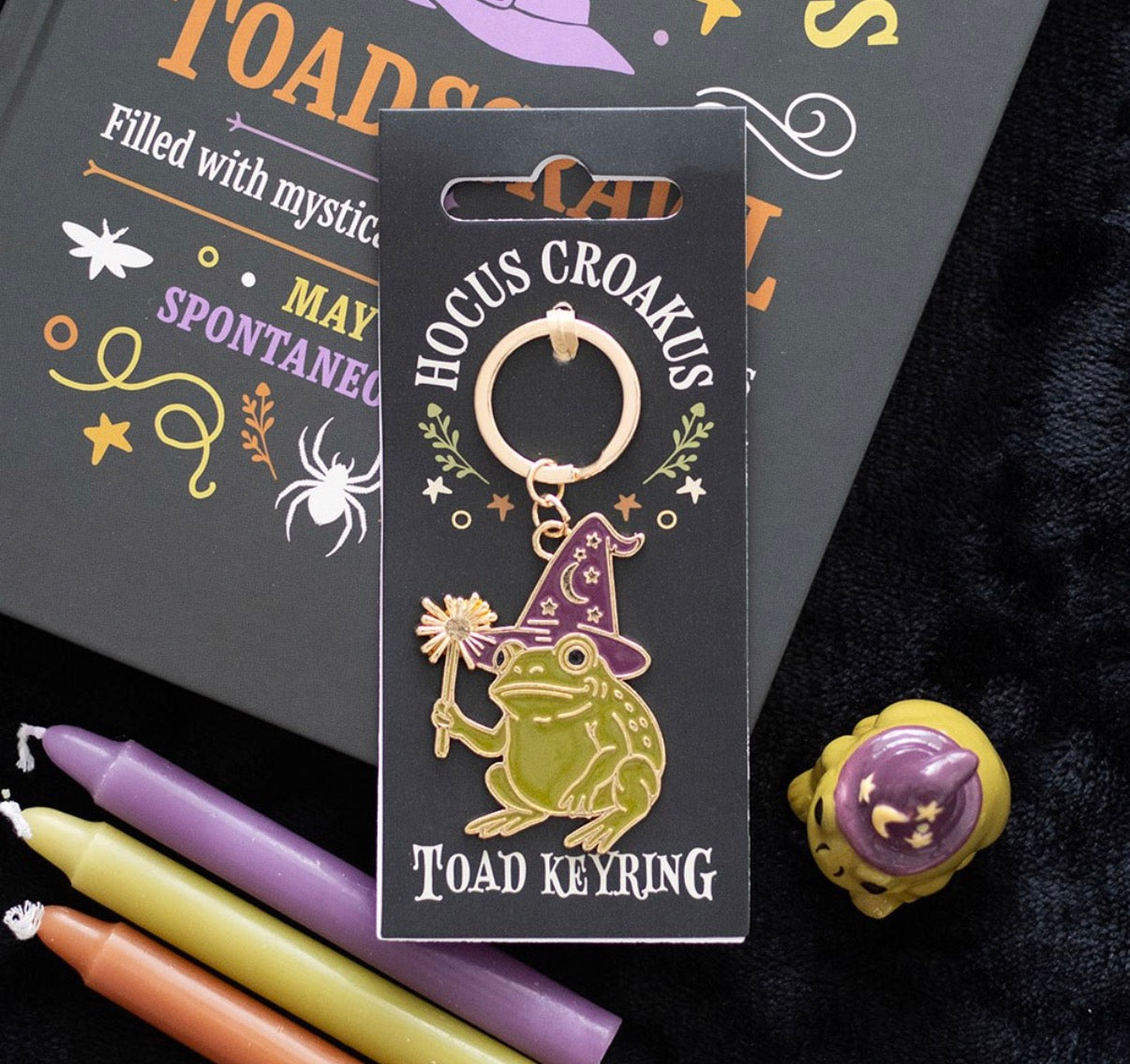 HOCUS CROAKUS MAGIC TOAD KEYRING