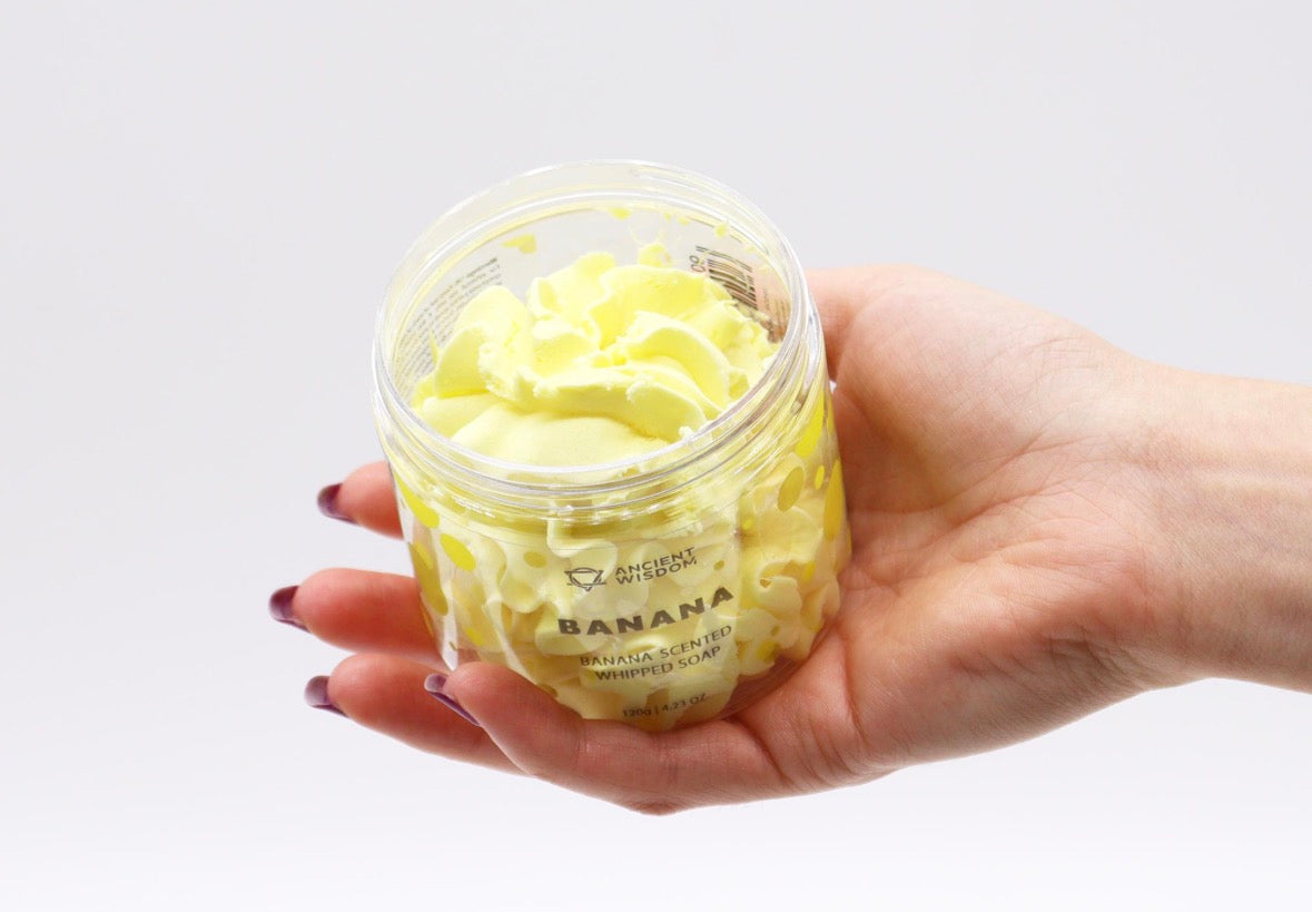 Banana Whipped Soap 120g