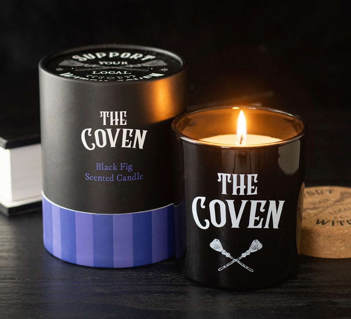 THE COVEN BLACK FIG SCENTED CANDLE