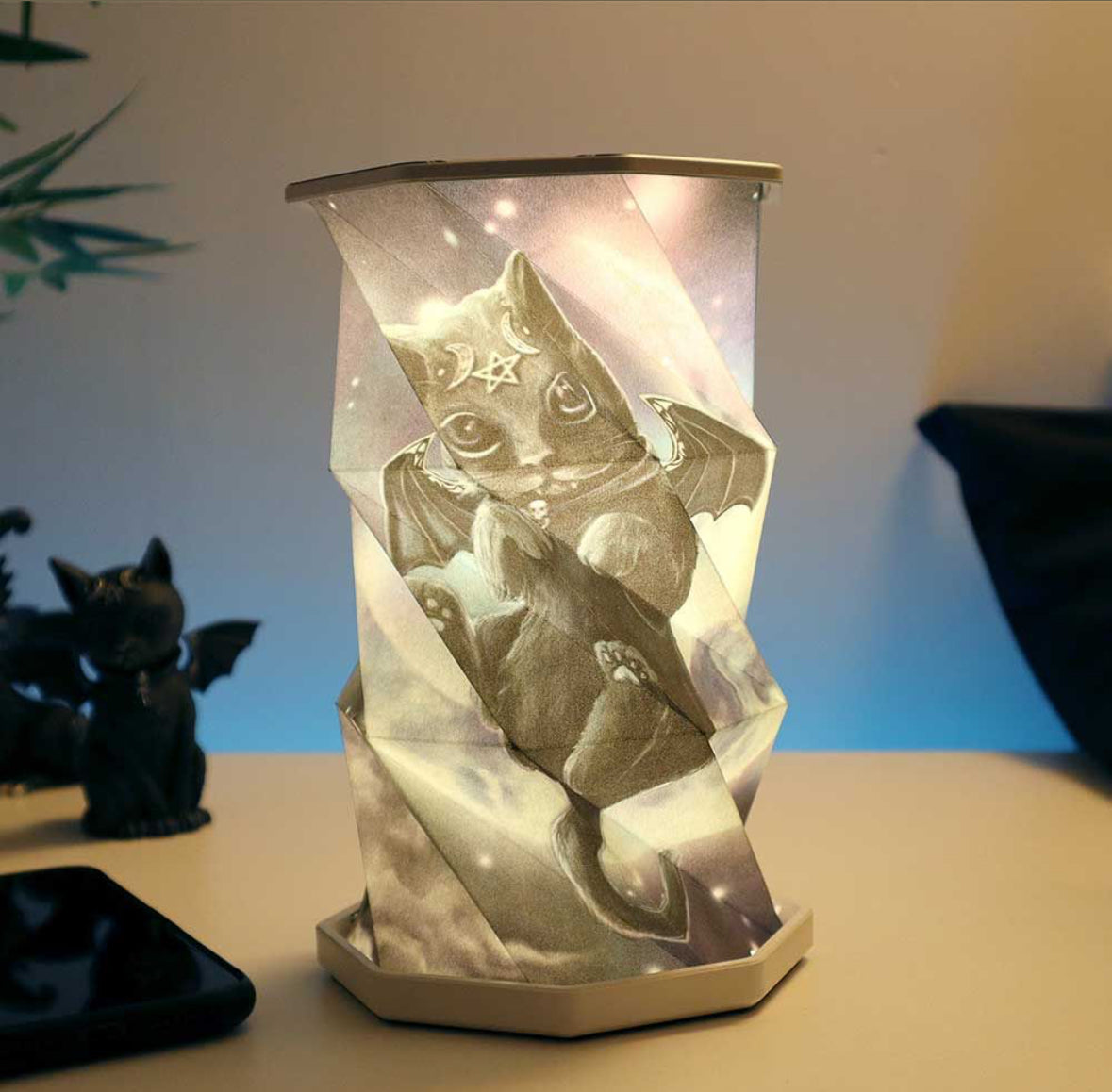 Cult Cuties Malpuss Foldable Lamp 21cm