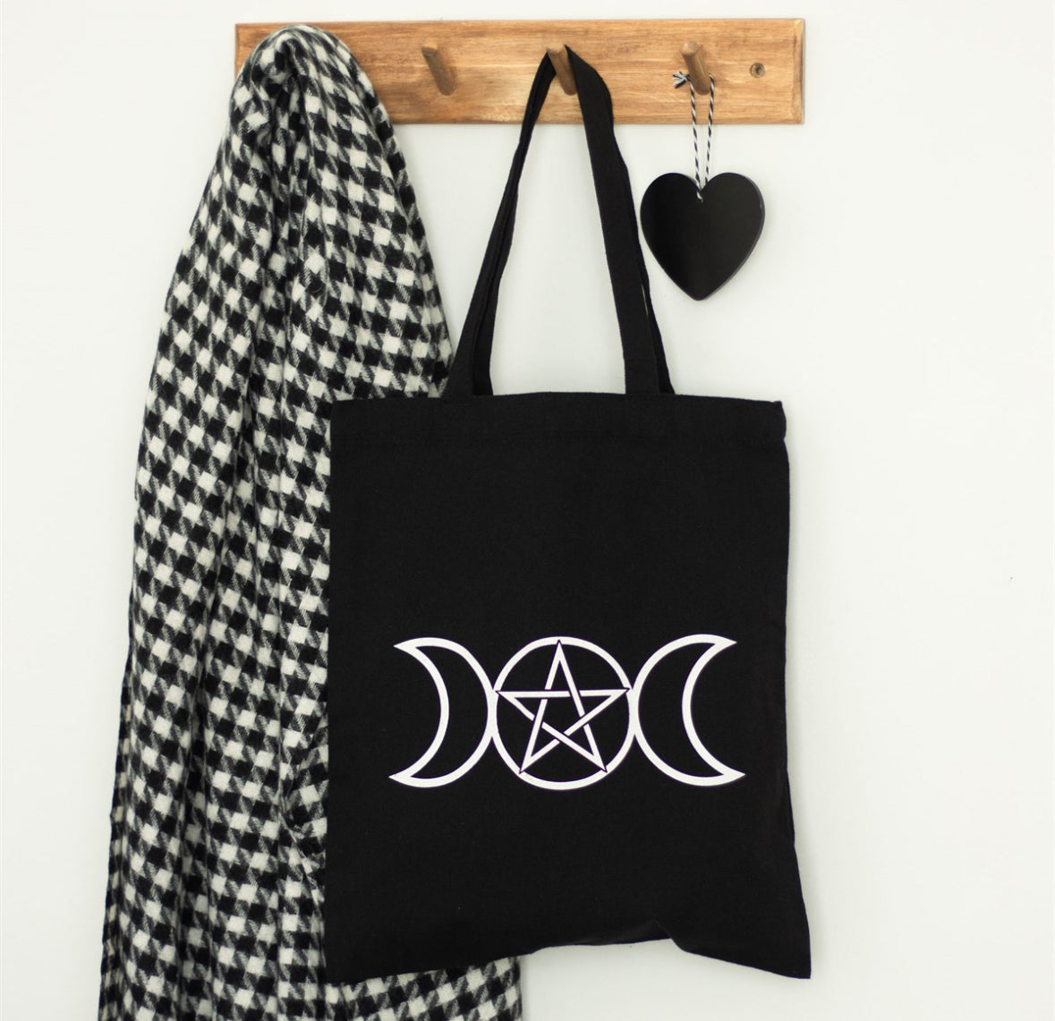 TRIPLE MOON POLYCOTTON TOTE BAG