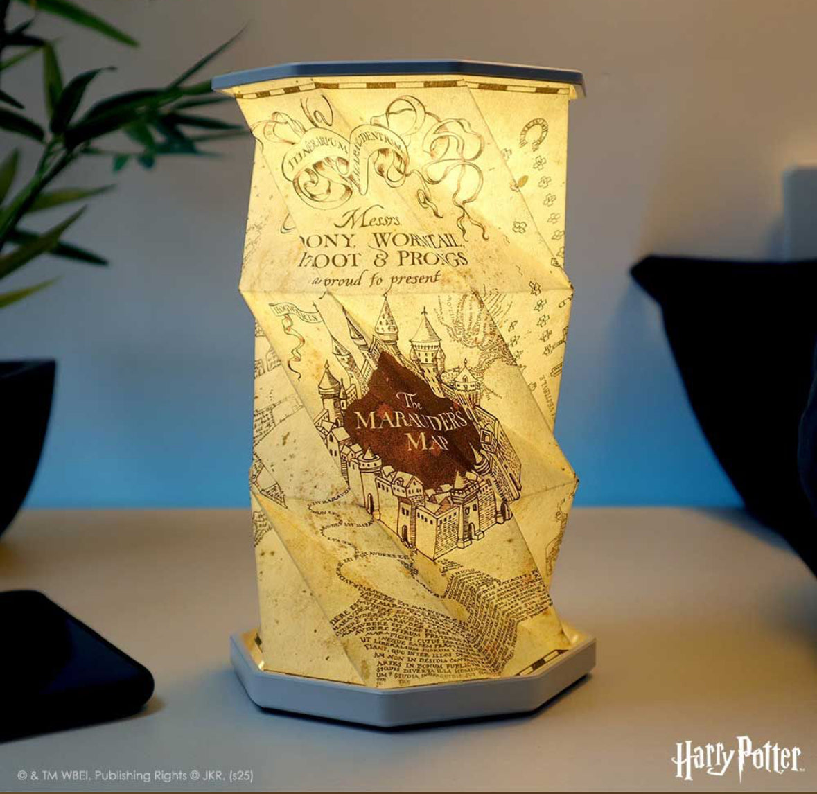 Harry Potter Marauders Map Foldable Lamp 21cm