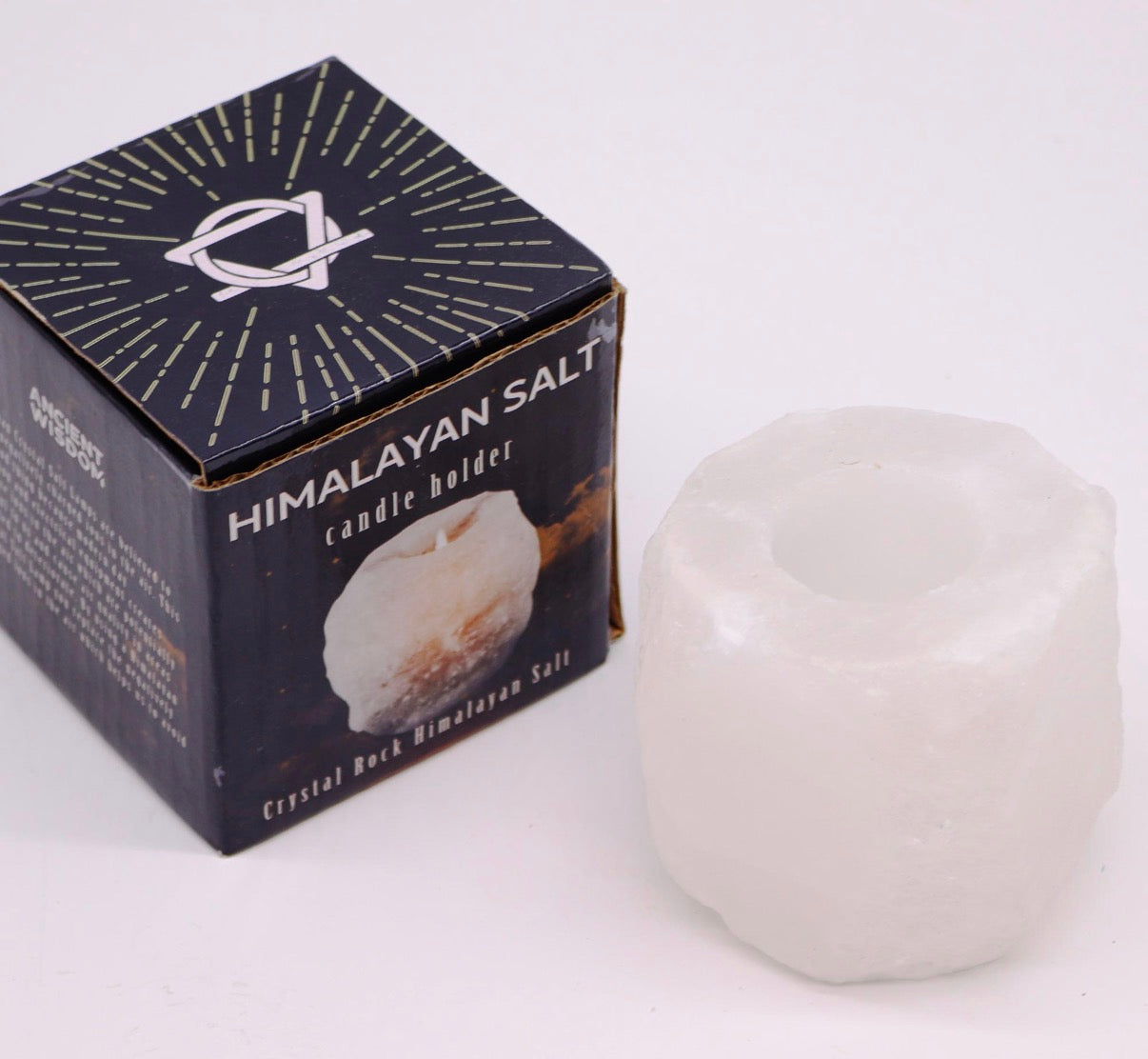 White Crystal Rock Salt Lamps