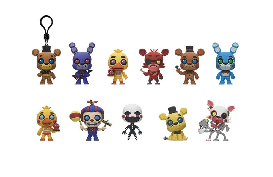 Five Nights At Freddy's Series 1 3D Keychains
