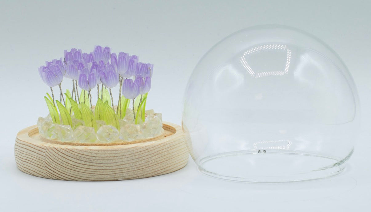 Floral Glow Garden Dome - 20 Tulips - LED USB