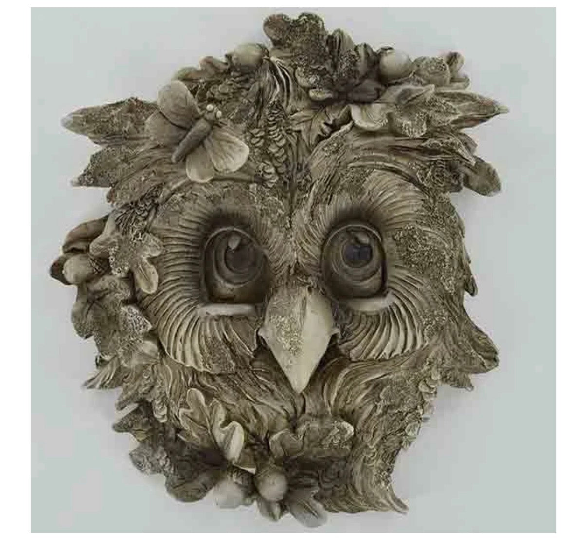 OWL WOODLAND WALL PLAQUE H20.7CM