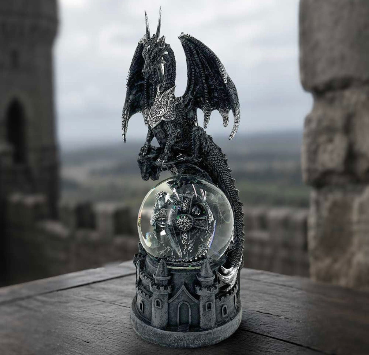Dragon's Dominion Snow Globe 20.7cm - pre order