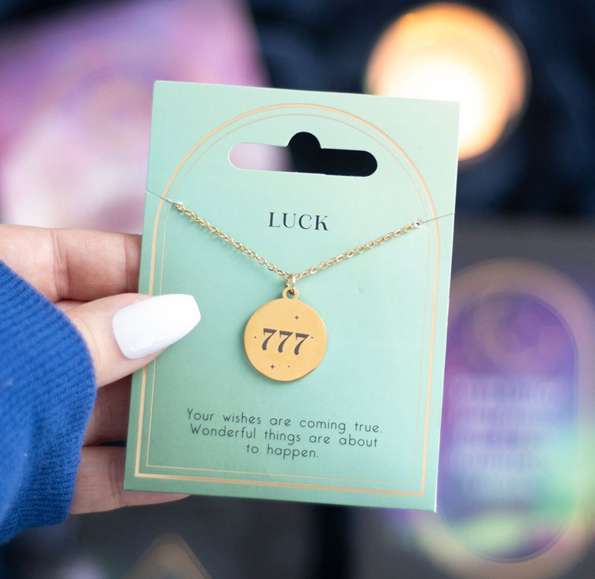 777 ANGEL NUMBER LUCK NECKLACE