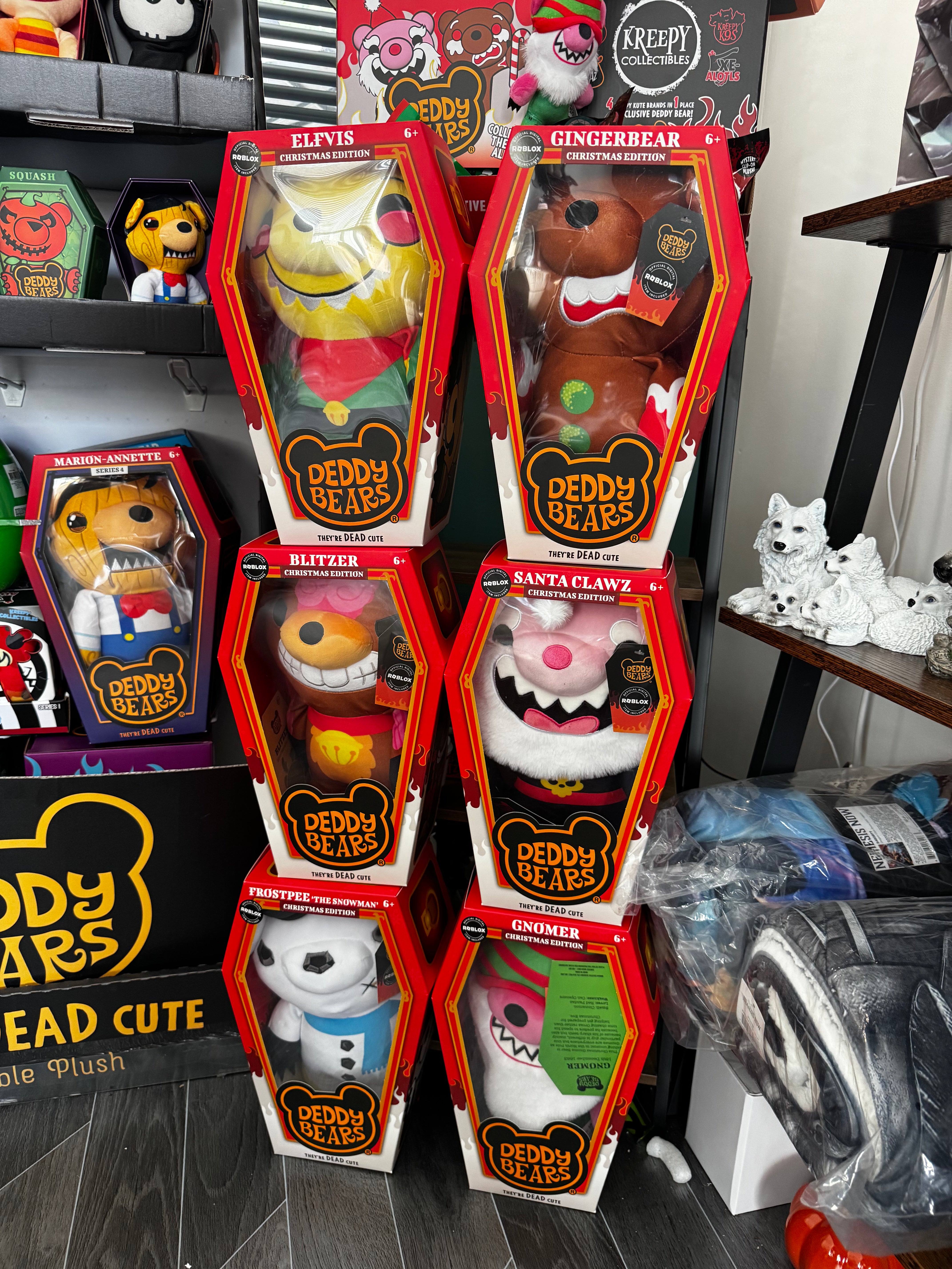 12" DEDDY BEAR XMAS S1 COFFIN
