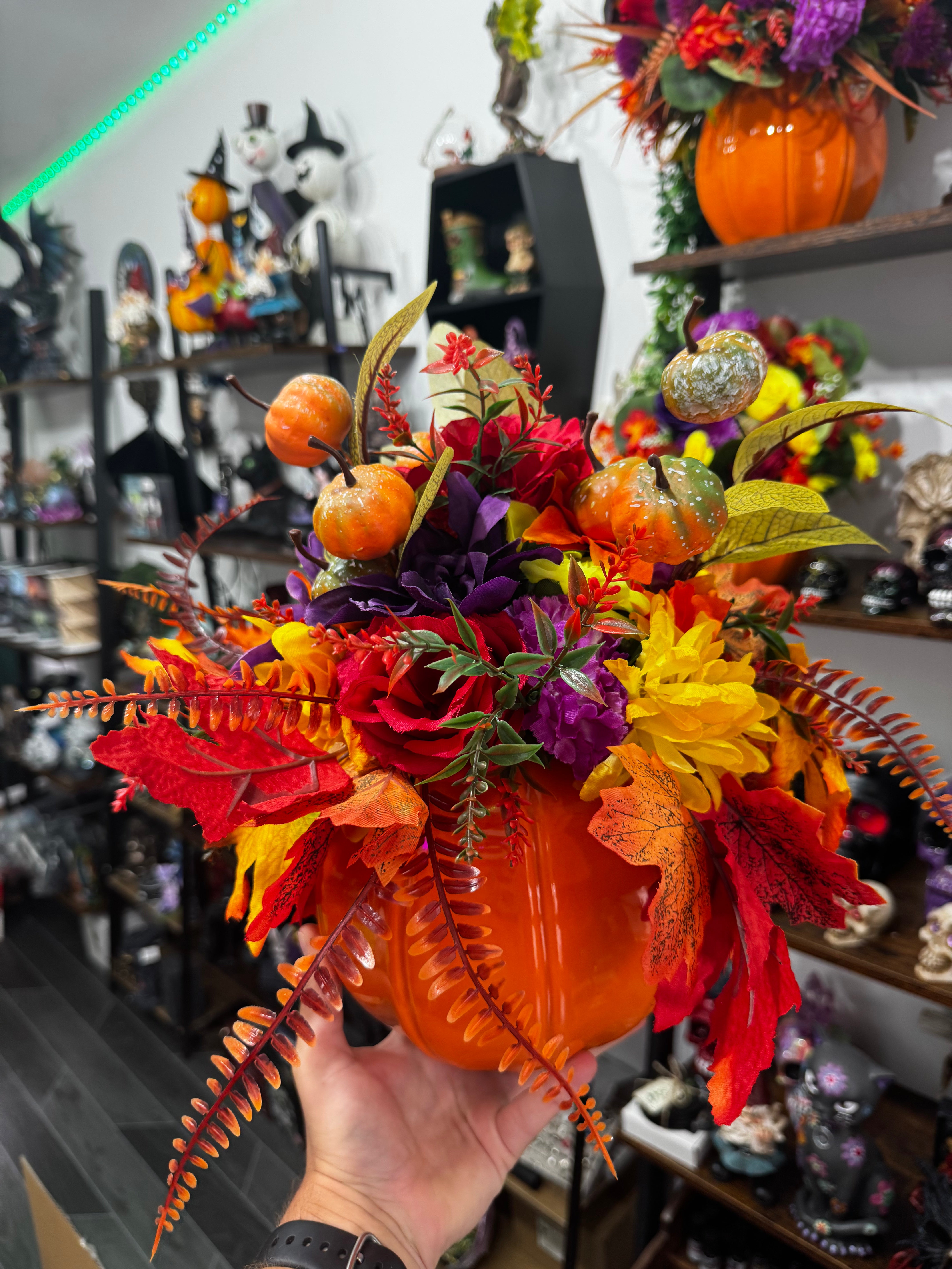 ORANGE PUMPKIN VASE