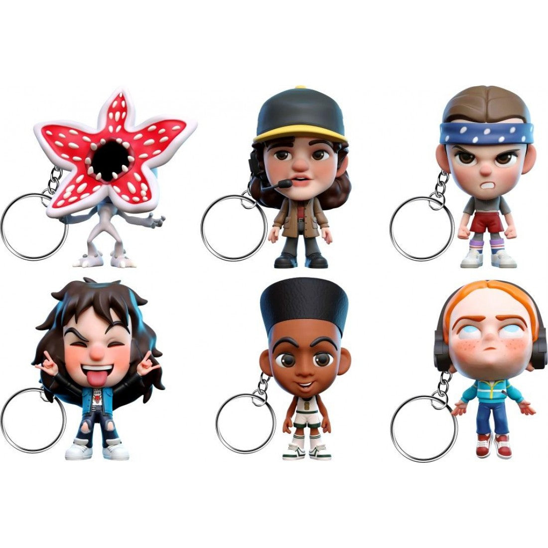 Stranger Things Pocket Hero 3D Keychains