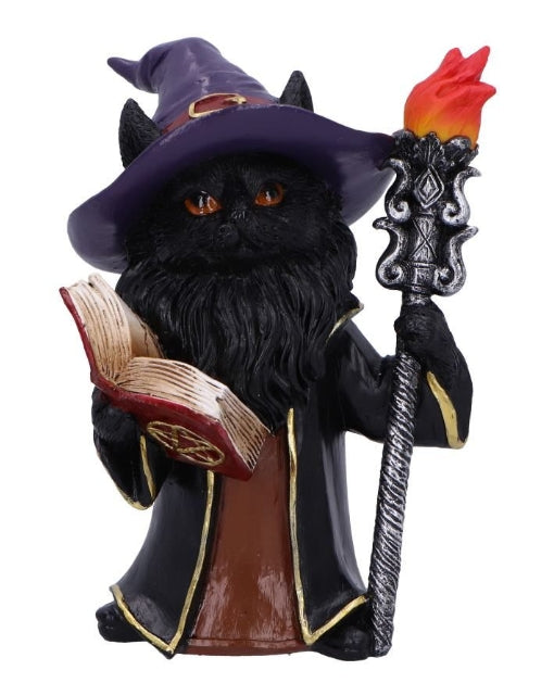 Albus – The Black Wizard Cat Figurine